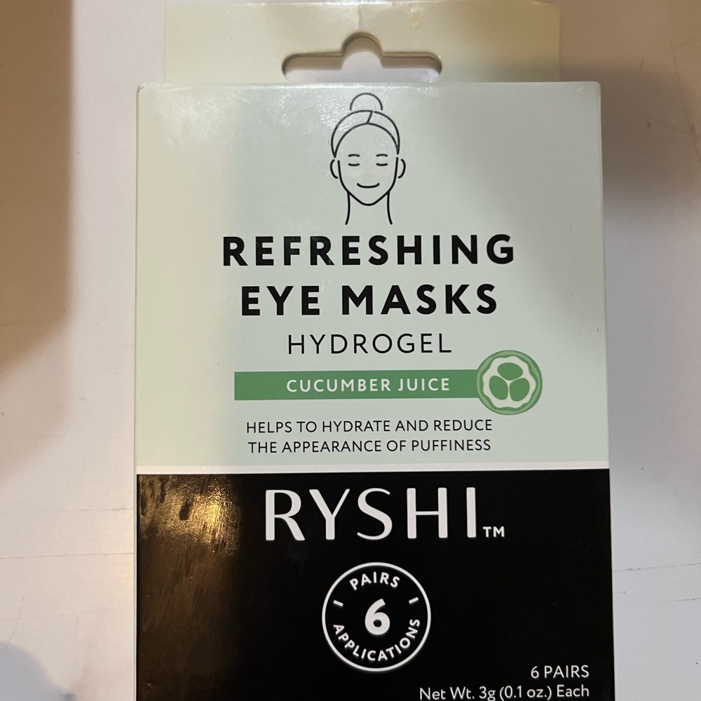 Ryshi Hydro Refreshing Hydrogel eye masks